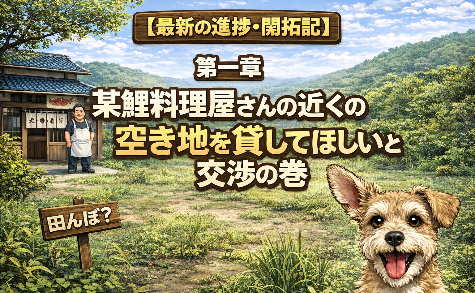 【実録】ゼロからのドッグラン開拓記〜第一章〜