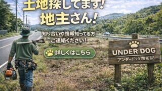 ドッグランのできる土地を探しています!宮崎県小林市